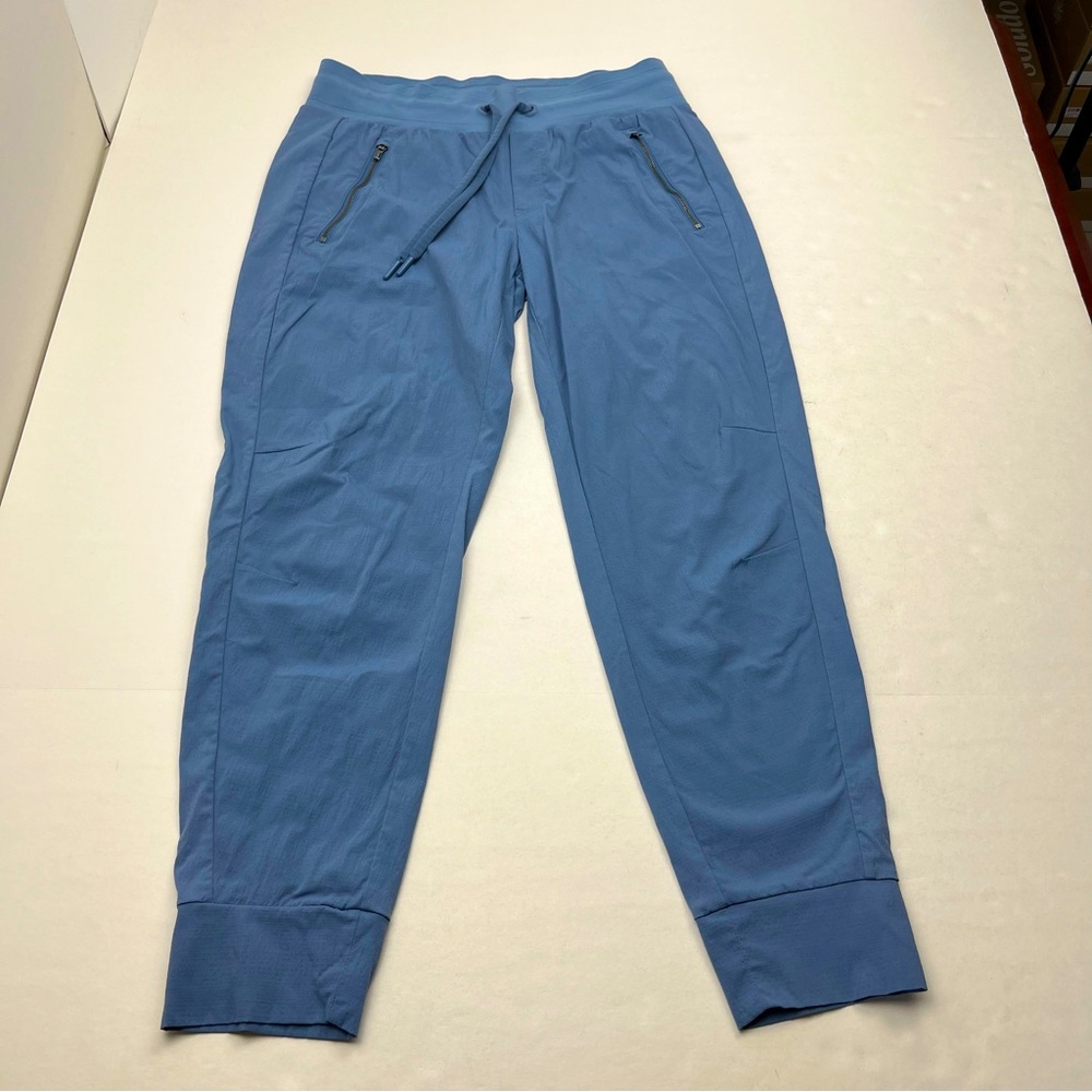 Athleta Trekkie North High Rise Jogger Pant Womens Size 6 Blue Athletic Pull-On